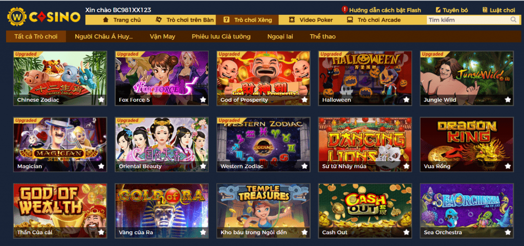 Casino Ảo thực sự là một thế giới của các thể loại bài và game xèng.

